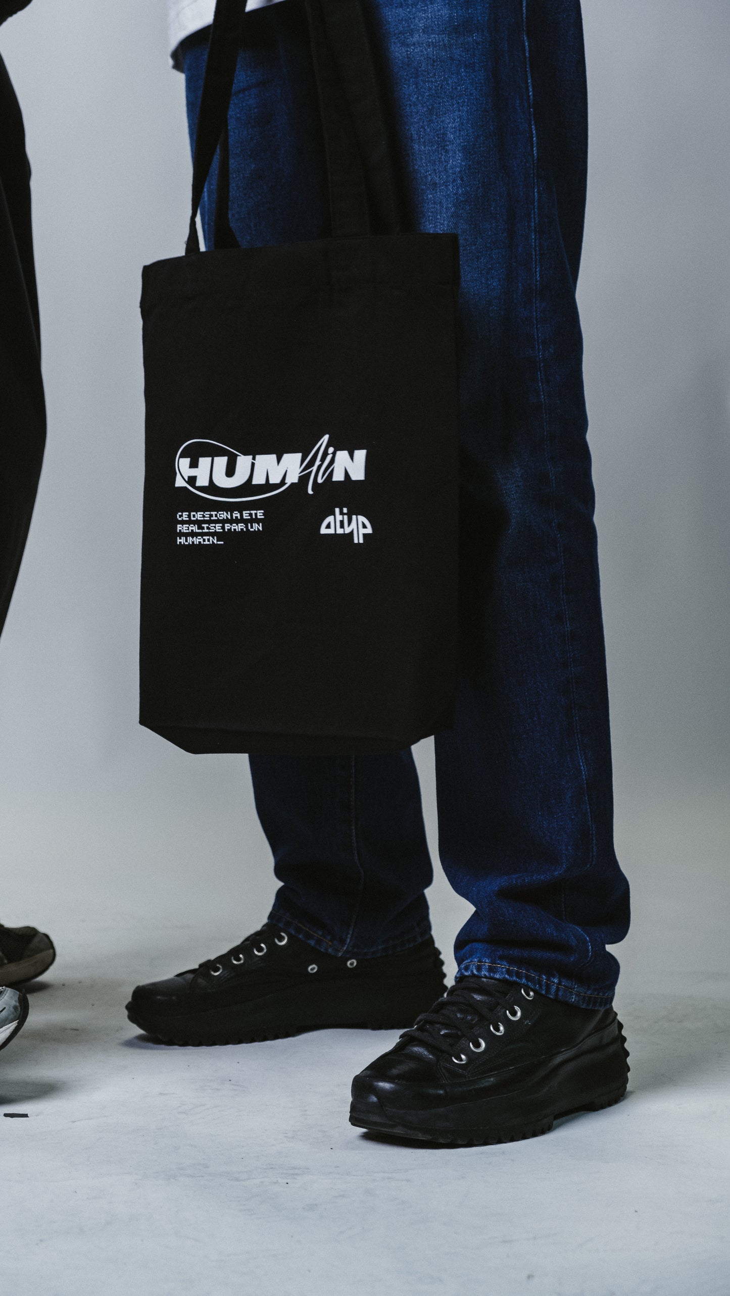 TOTE-BAG HUMAIN - NOIR