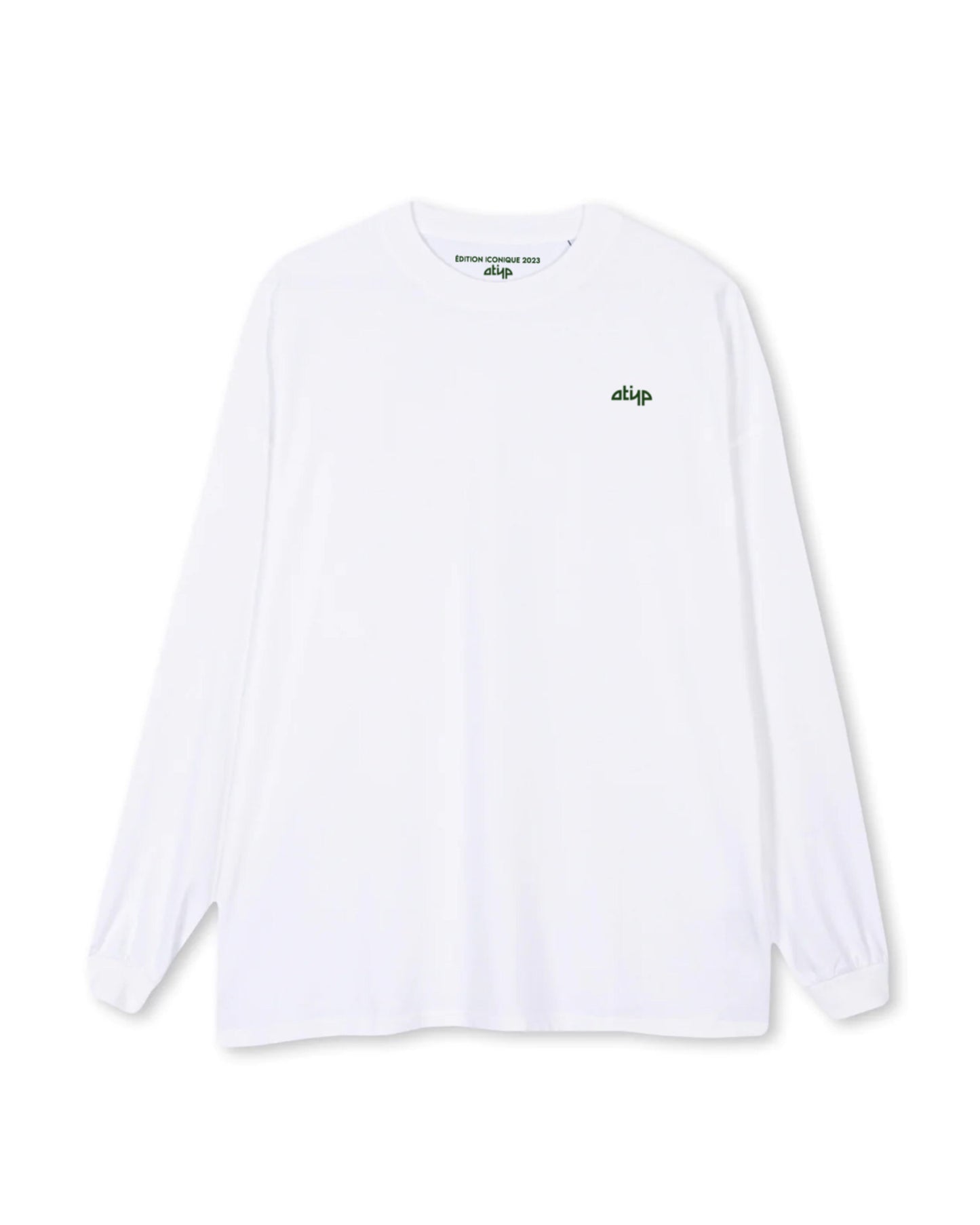 T-SHIRT MANCHE LONGUE ICÔNE BLANC