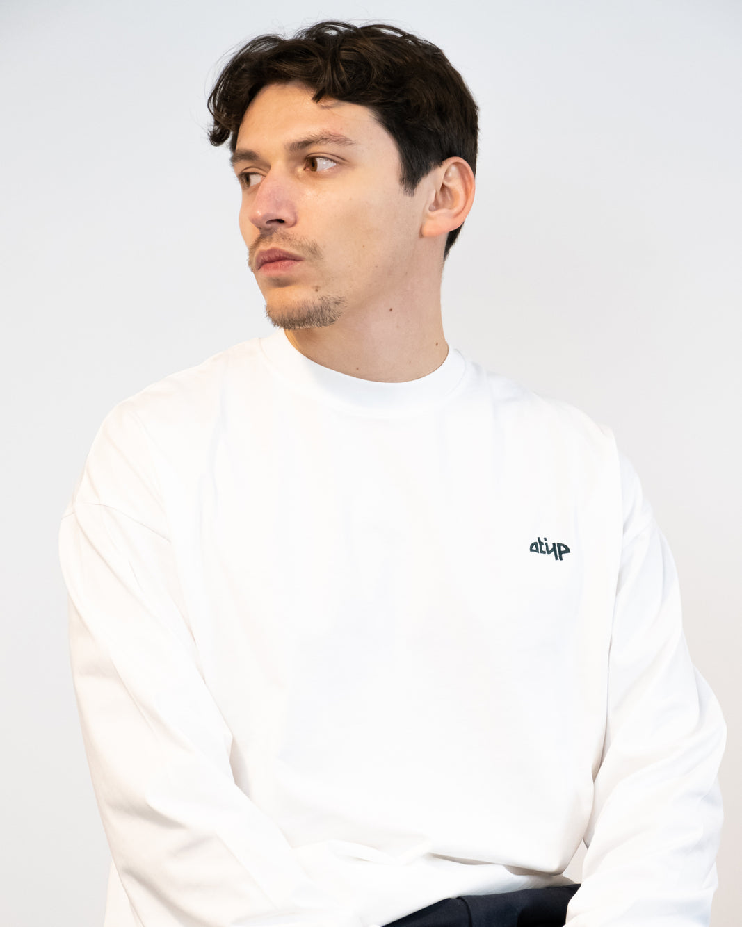 T-SHIRT MANCHE LONGUE ICÔNE BLANC