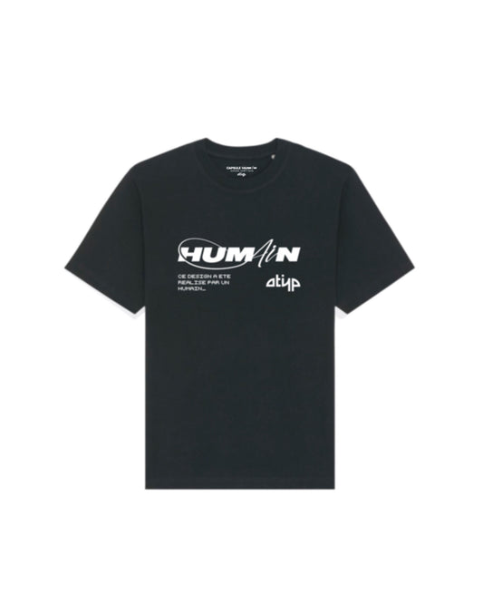 T-SHIRT HUMAIN - NOIR