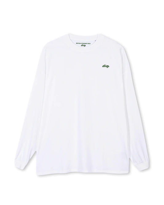 T-SHIRT MANCHE LONGUE ICÔNE BLANC